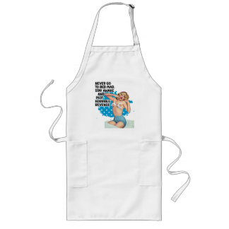 Delantal Largo Revenge Retro Housewife Humor Ilustracion Art