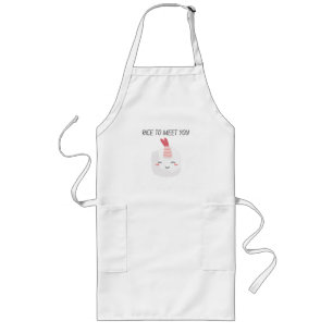 Delantal Largo Rice Para Conocerte Kawaii Sushi