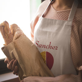 Delantal Largo Rojo Amarillo Nuevo México Zia Globo de aire calie