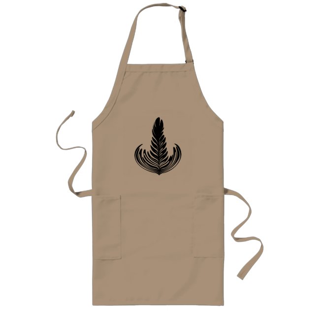 Delantal Largo Rosetta Apron - Barista Designs (Frente)