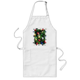 Delantal Largo Saludos de Navidad_