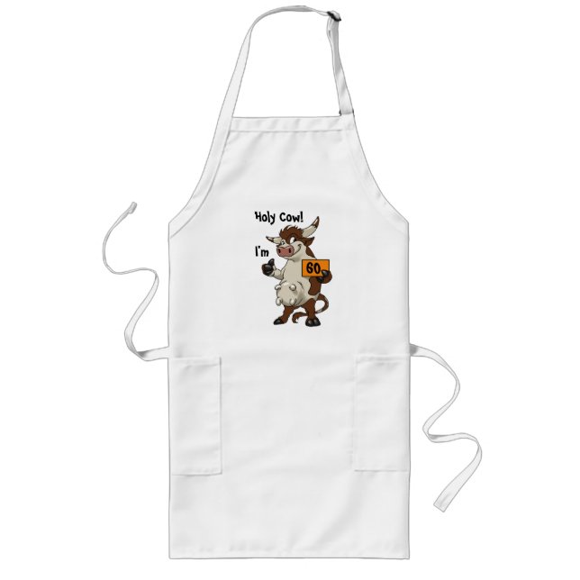 Delantal Largo Santo Vaca Soy 60 Gracioso Apron (Frente)