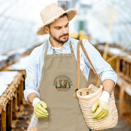 Delantal Largo Santuario de Sasquatch divertido y personalizado