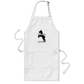 Delantal Largo Schnauzer Mascota Groomer Apron