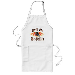 Delantal Largo Se ase a la parrilla la parrilla o