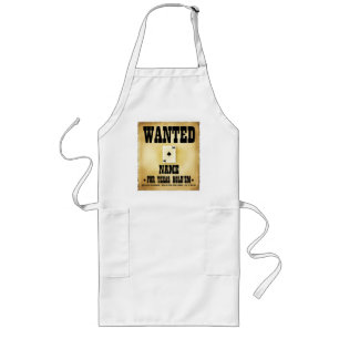 Delantal Largo Se busca Texas Holdem BBQ Apron