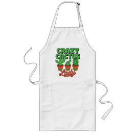 Delantal Largo Señora Cactus Loco – Regalo para Mamá de las Plant