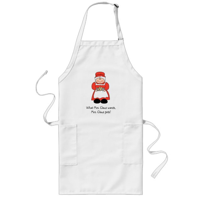 Delantal Largo Señora cómica Santa Apron (Frente)