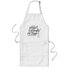 Delantal Largo Señora loca Apron del aceite esencial