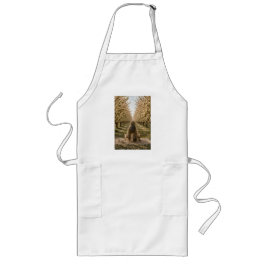 Delantal Largo Serene Orchard Apron | Romantic Countryside Nature