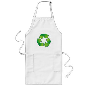Delantal Largo Símbolo de reciclaje
