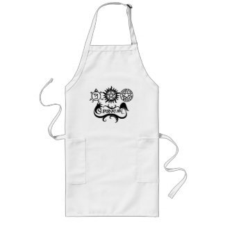 Delantal Largo Símbolos sobrenaturales Apron