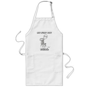 Delantal Largo SIT JUST GOT REAL Apron