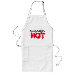 Delantal Largo Smokin Hot Graphics Art Design Long Apron
