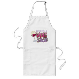 Delantal Largo Snob orgulloso del vino