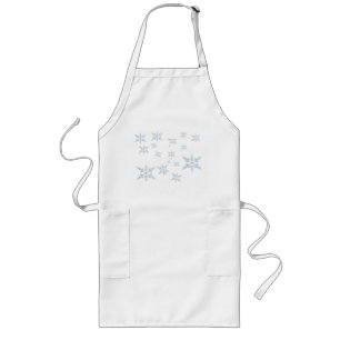Delantal Largo Snowflakes Apron