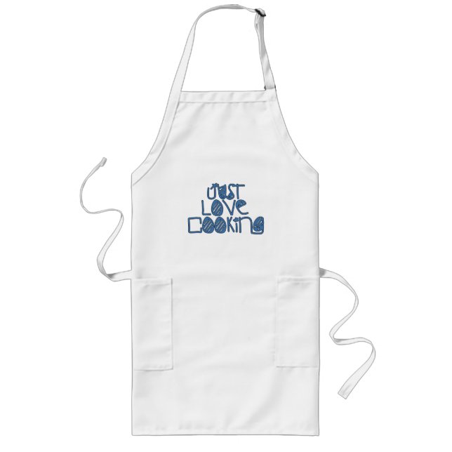 Delantal Largo Sólo amor cocinando (Frente)