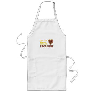 Delantal Largo Solo un chica que ama la tarta de Pecan