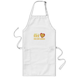 Delantal Largo Solo un tipo que ama el mac y el queso