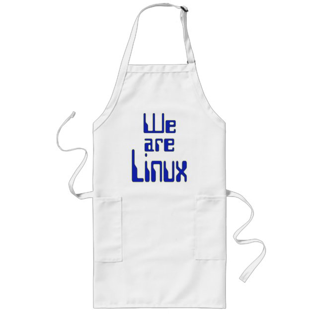 Delantal Largo Somos Linux (Frente)