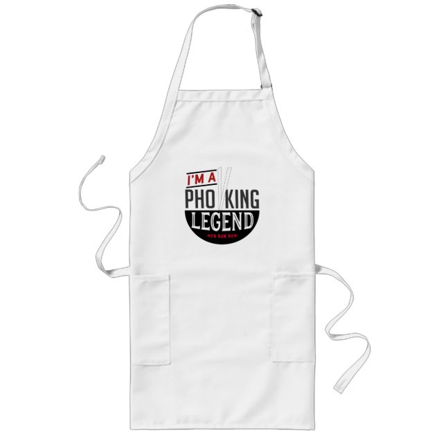 Delantal Largo Soy Apron, una leyenda de Pho-King (Frente)