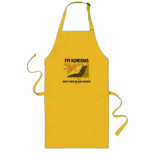 Delantal Largo Soy Igneous No Me Lleves Por Granito