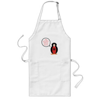 Delantal Largo Sra. Pingüino Personalizada Albania