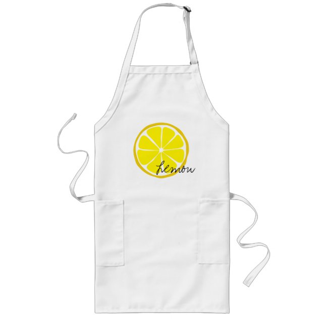 Delantal Largo Summer Citrus Lemon Arpon (Frente)