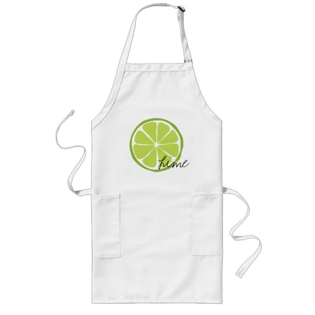 Delantal Largo Summer Citrus Lime Arpon (Frente)
