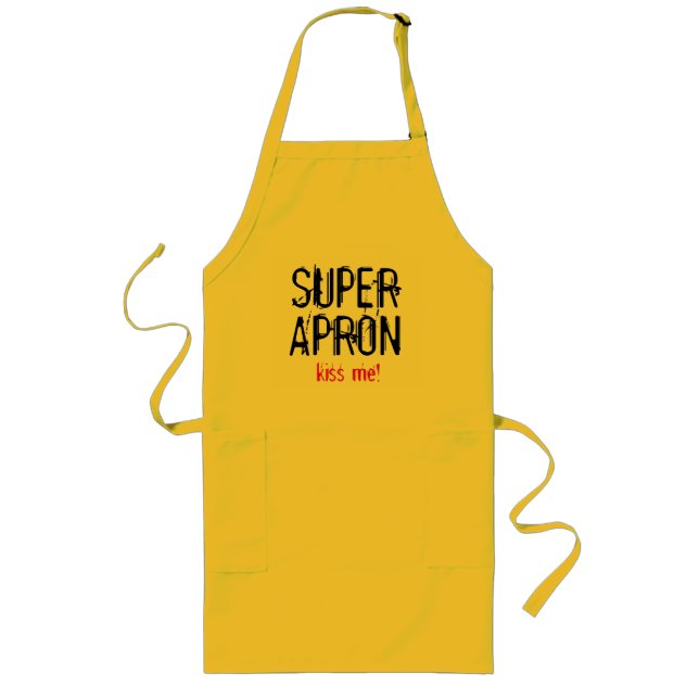 Delantal Largo super apron besarme (Frente)