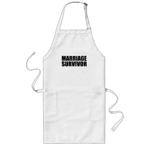Delantal Largo Superviviente de matrimonio