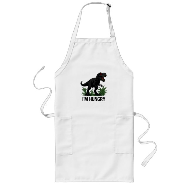 Delantal Largo T-Rex Hambriento (Frente)