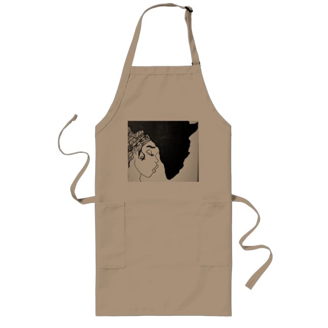 Delantal Largo tablier baby afro (Frente)