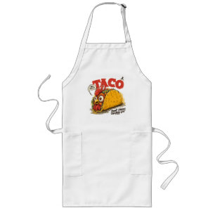 Delantal Largo TACO Trump siempre reprime la política divertida