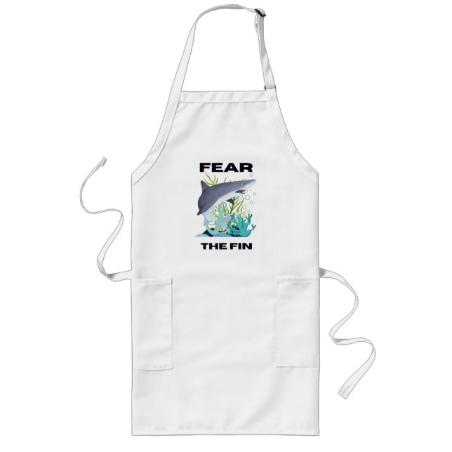 Delantal Largo temer al tiburón aleta (Frente)