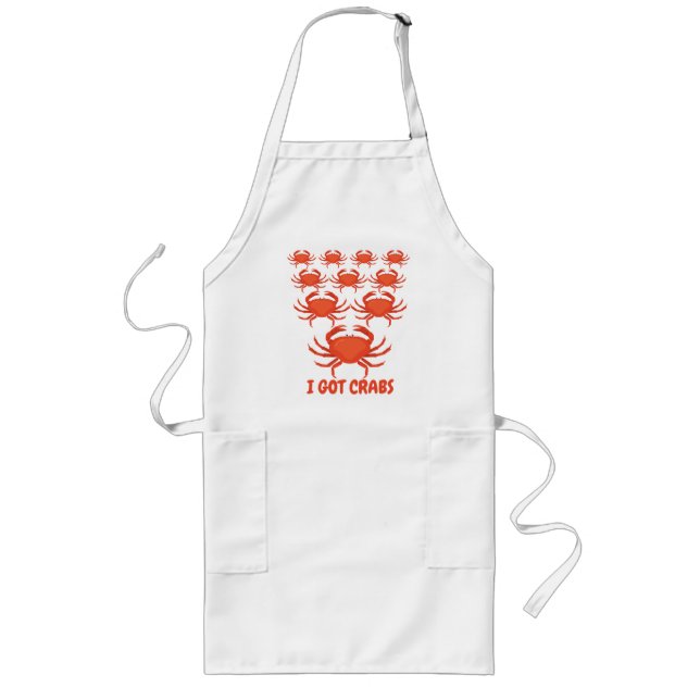Delantal Largo Tengo Crabs Long Apron (Frente)