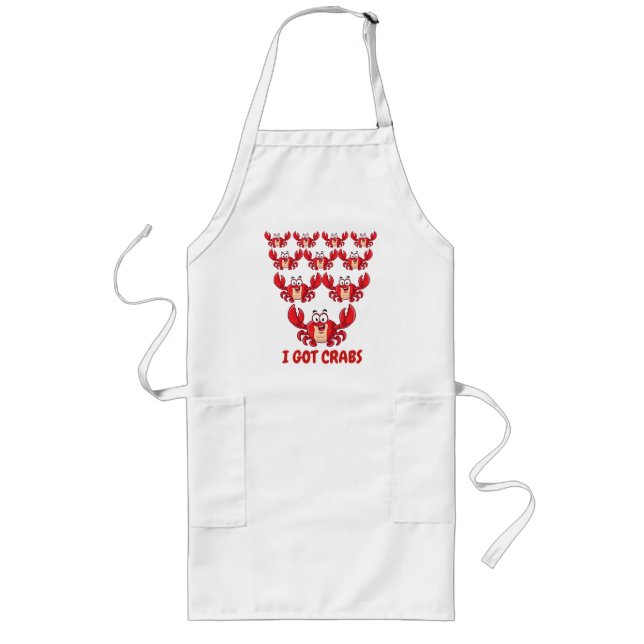 Delantal Largo Tengo Crabs Long Apron (Frente)