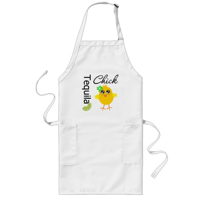 Delantal Largo Tequila Chick (Frente)