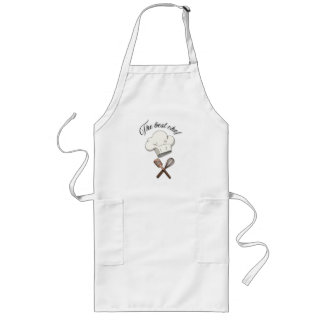 Delantal Largo The Best Chef Funny Cooking Apron Minimalist Line