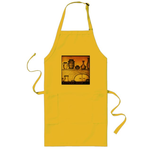 Delantal Largo Tienda de la cerámica (Frente)