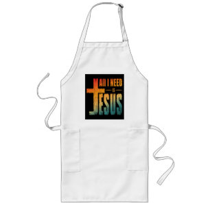 DELANTAL LARGO TODO LO QUE NECESITO ES JESÚS