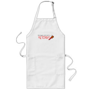Delantal Largo Todo sabe mejor con Ketchup Apron