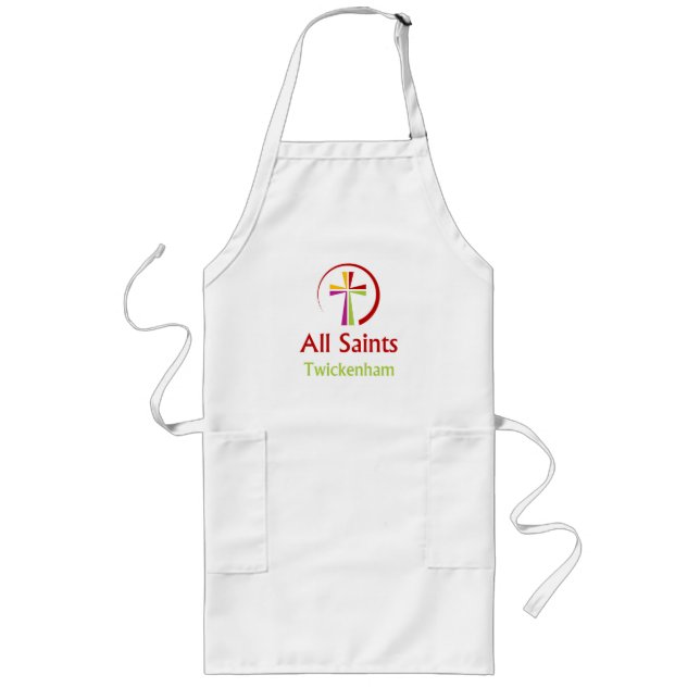 Delantal Largo Todos los santos Twickenham Personalizado Apron (Frente)