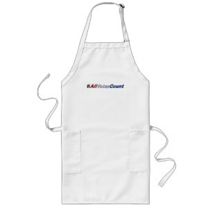 Delantal Largo Todos los votos cuentan los Personalizados Aprons