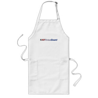 Delantal Largo Todos los votos cuentan los Personalizados Aprons