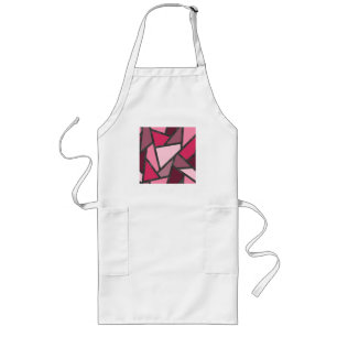 Delantal Largo Tonos de vidrio tintado rosa