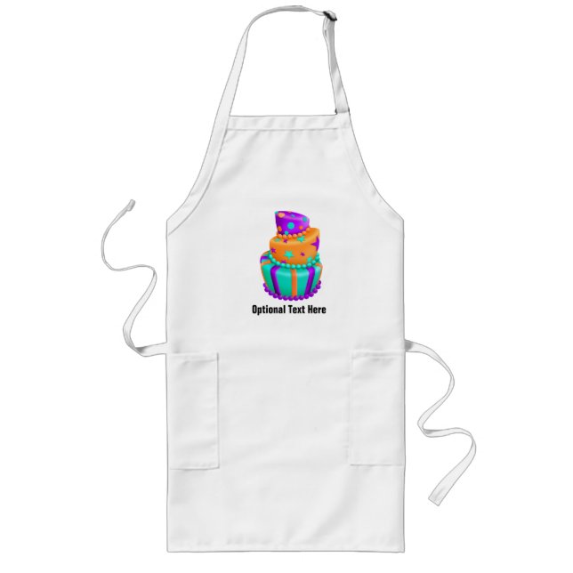 Delantal Largo Topsy Turvy Fancy Cake (Frente)