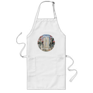 Delantal Largo Torres gemelas 9/11 Recuerdo Apron