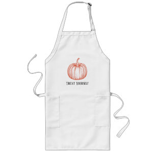 Delantal Largo Trátalo a ti mismo Halloween Otoño Calabaza