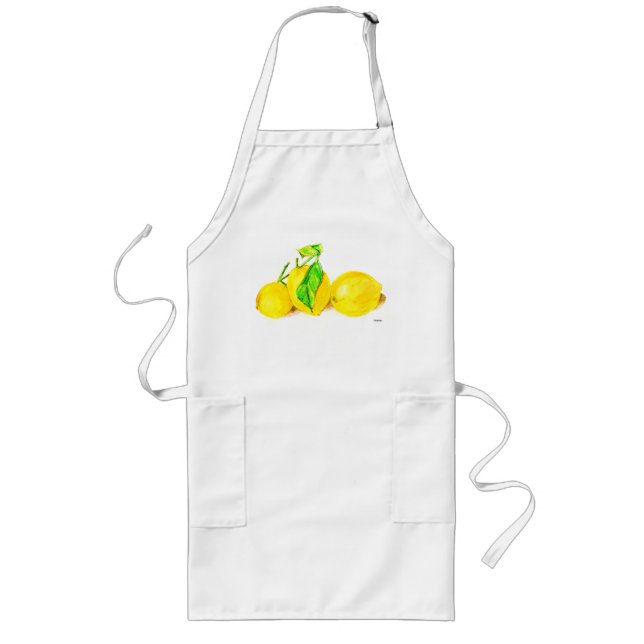 Delantal Largo tres limones (Frente)